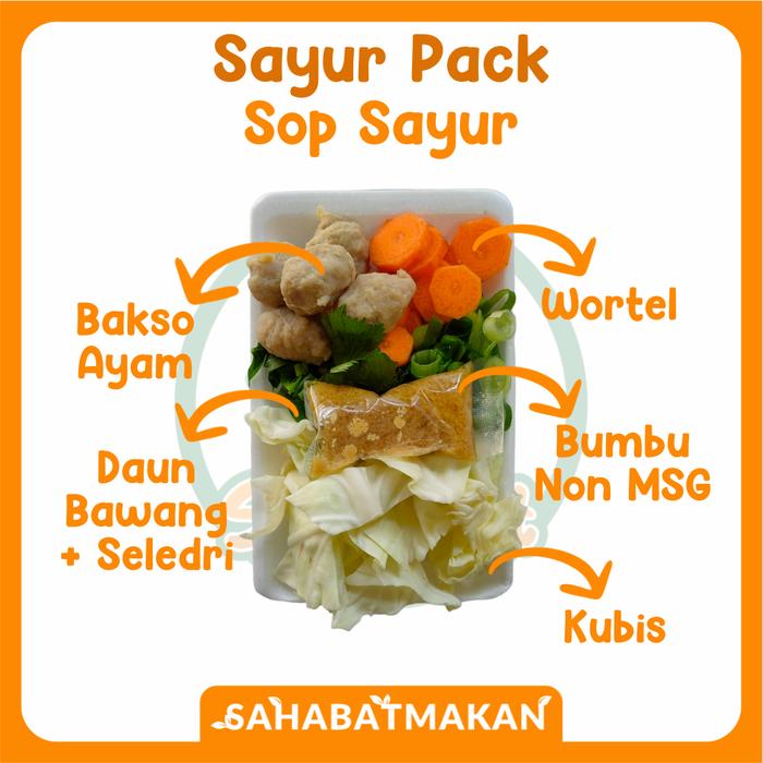 Gambar Paket Sayur Sop - Sayur Pack / Sayur Prep / Sayur Instant dari RadjaFood.id Official undefined Tokopedia
