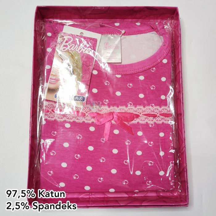 Gambar LNR Shop Girls Pajamas Barbie Series Piyama Baju Tidur Import untuk Anak Perempuan dengan Tema / Motif Boneka Barbie 1 Set Lengan dan Celana Panjang Setelan Pakaian Cewek not Frozen Elsa Ana Stella Lou Kuda Poni Princess Lina Bell - PA-036, 120 dari LNR Shop_NEW undefined Tokopedia
