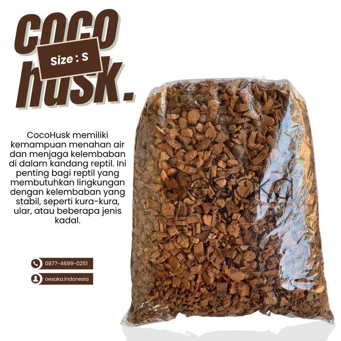 Gambar COCO HUSK 6 LITER UK S- REPTILE BEDDING - SUBSTRATE TORTOISE / REPTILE dari media tanaman merambat undefined Tokopedia