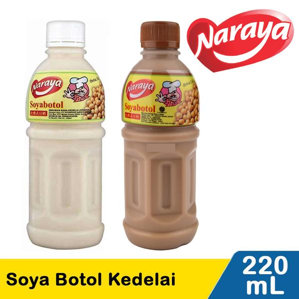 Gambar Naraya Soya Botol Susu Kedelai 220ml 220 ml dari bentokidsstore undefined Tokopedia