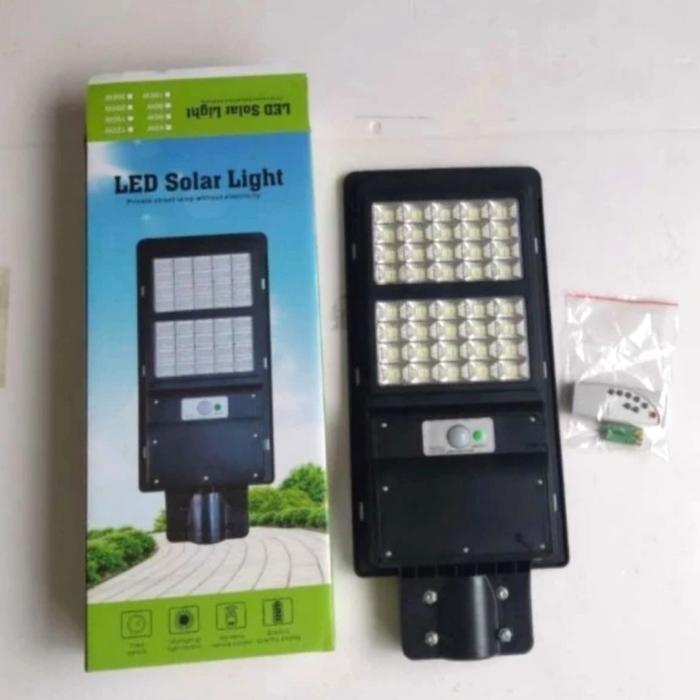 Jual lampu PJU solar sel cel panel Surya matahari 100w 100watt all in ...