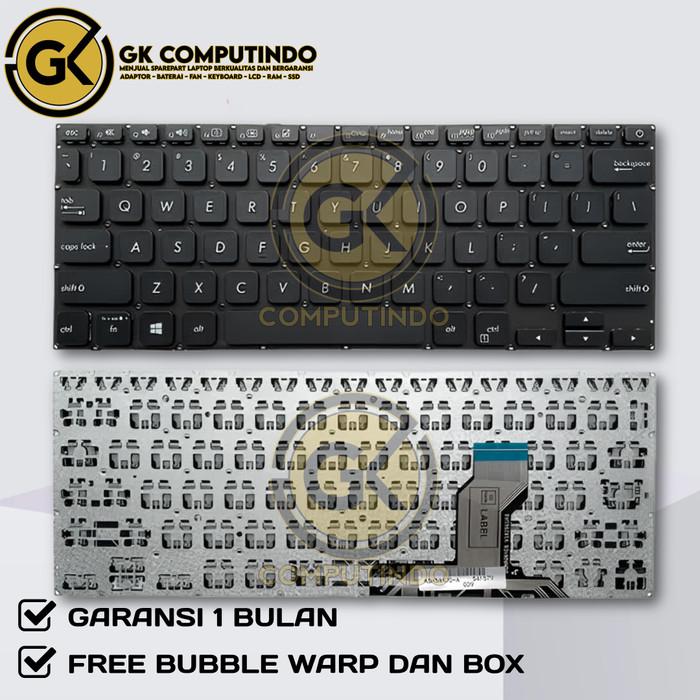 Gambar Keyboard Asus VivoBook 14 A420 A420F A420U A420UA S420U S420UA Series - Hitam dari GK Computindo undefined Tokopedia