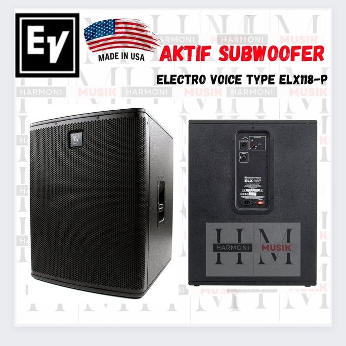 本物保証，お得 EV エレクトロボイス ELX118 サブウーハー2台セット