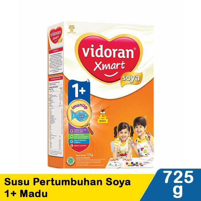 Gambar Vidoran Xmart Susu Pertumbuhan Soya 1+ Madu 725g dari GKRT Jakarta undefined Tokopedia