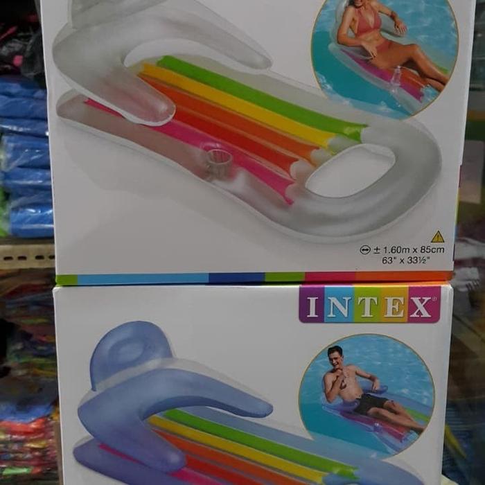 Gambar PROMO Matras Renang King Kool Lounge Swimming Pool INTEX 58802 MURAH dari tukuikiyo undefined Tokopedia