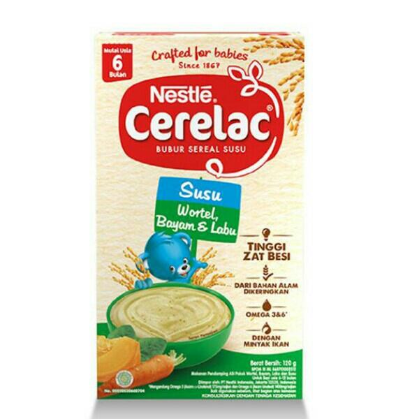 Gambar Nestle Cerelac Bubur Bayi Instan Susu Wortel, Bayam & Labu 120 g dari Ride Tell 15 undefined Tokopedia