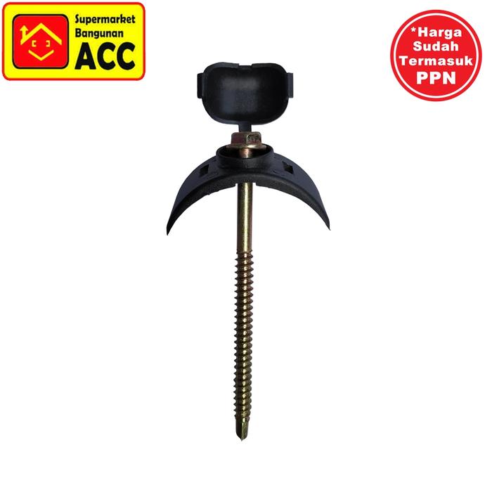 Gambar Sekrup Onduline | Sekrup Gutta | Onduline Screw | Gutta Screw - Hitam dari Supermarket ACC bangunan undefined Tokopedia