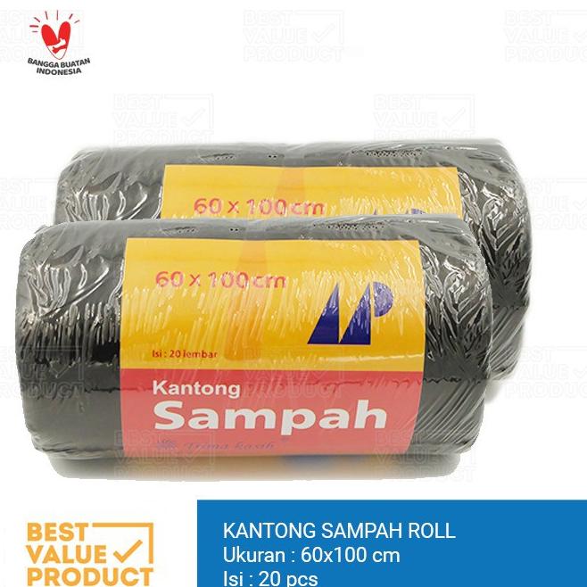 Gambar berkualitas plastik sampah ROLL 60 x 100 / kantong sampah / trash bag dari Nabilah Market Shop undefined Tokopedia