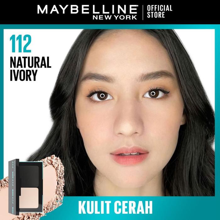 Gambar Maybelline Fit Me TWO WAY CAKE 24HR Oil Control Powder Foundation - 5g - 112 NAT IVORY dari Sweet Pineapple @ undefined Tokopedia