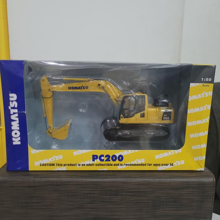 Gambar Diecast Miniatur Alat Berat Excavator Komatsu PC200-7 MO - PC200 dari Devia-Shop_NEW undefined Tokopedia