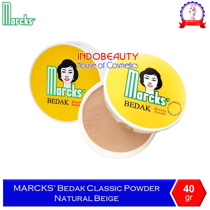 Gambar Bedak Tabur Loose Powder MARCKS Classic 40 gr - Natural Beige dari INDOBEAUTY House of Cosmetics undefined Tokopedia