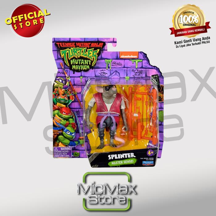 Gambar TMNT MOVIE Teenage Mutant Ninja Turtles Mayhem Basic Figure 83269 - Splinter dari Micmax Official Store undefined Tokopedia