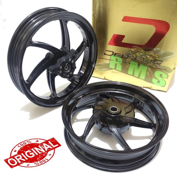 Gambar NEW 2023 Velg Aerox Velg Racing Aerox Pelek Aerox Delkevic Six Star - Hitam dari RMS-88 undefined Tokopedia
