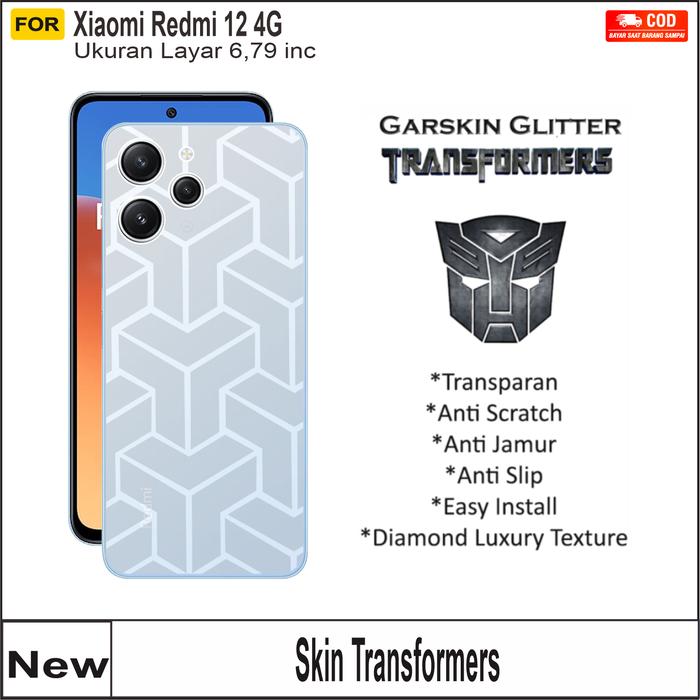 Gambar Skin Carbon Redmi 12 4G Back Skin Cover - Transformers, Redmi 12 4G dari Damaishop7 undefined Tokopedia