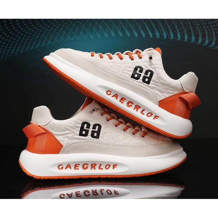 Gambar Terbaru Sepatu Sneakers Pria Import Premium Sepatu Pria Sneakers - Cream, 39 dari kaytarstore undefined Tokopedia