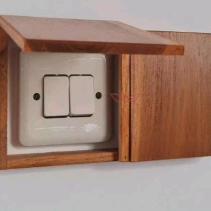 Gambar Feame saklar/Bingkai saklar/Aksesoris saklar/Frame saklar kayu jati - yelow, Lubang 1 dari ALBIOFFICIAl undefined Tokopedia