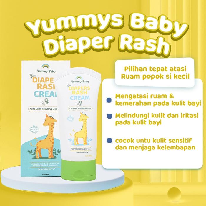 Gambar YUMMYS BABY DIAPER RASH CREAM / CREAM RUAM POPOK dari CheapGlam undefined Tokopedia