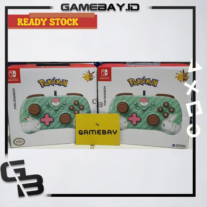 Gambar Hori Pad Mini Controller Nintendo Switch Pikachu Eevee Gamepad - Pikachu & Eevee dari NishikawaStockist undefined Tokopedia