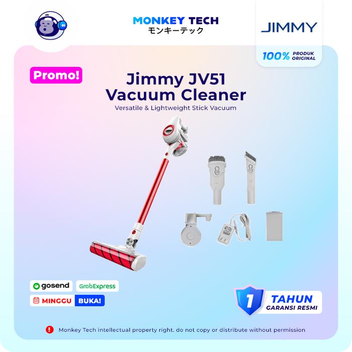 Gambar JIMMY JV51 Handheld Cordless Stick Vacuum Cleaner Penyedot Debu 17KPa - JIMMY JV51 dari SATO Indonesia undefined Tokopedia