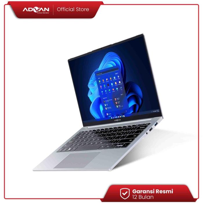 Gambar Laptop Advan WorkPro Core i5-1035G7 8GB ssd 256GB 14" IPS Windows 11 - Abu-abu, 8GB/256GB dari Mugen Computer undefined Tokopedia