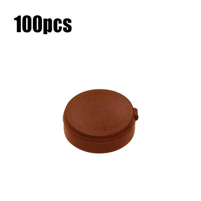 Gambar 100PCS Tutup Baut Tutup Sekrup Penutup Sekrup Lipat Bahan Plastik - Brown(100PCS) dari Million-K undefined Tokopedia
