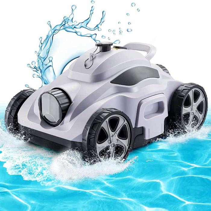 Gambar Robot Vacuum Cleaner Kolam Renang Poolvac Tanpa Kabel dan Tanpa Selang - Abu-abu dari Skalaz Official Store undefined Tokopedia