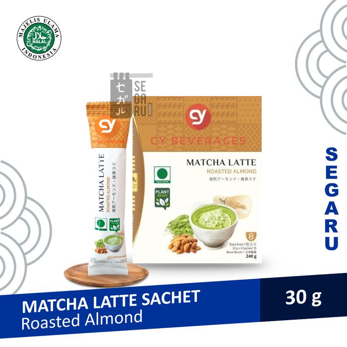 Gambar CY Matcha Latte | Premium Japanese Matcha Latte - ROASTED ALMOND dari Segaru Foods undefined Tokopedia