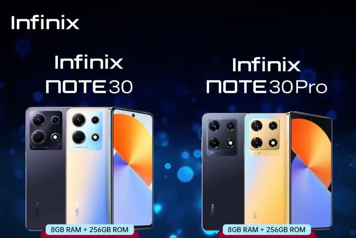 Gambar New INFINIX Note 30 Pro 8/256 GB 5G NFC RESMI gt 10 hot vip 10 11 12 - Black pro 8/256 dari Zeil store undefined Tokopedia