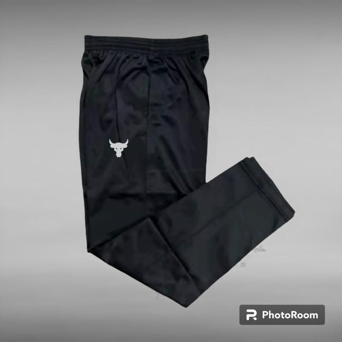 Gambar Celana training panjang olahraga hitam polos pria dan wanita - Hitam Bulls, M dari LN. sport undefined Tokopedia