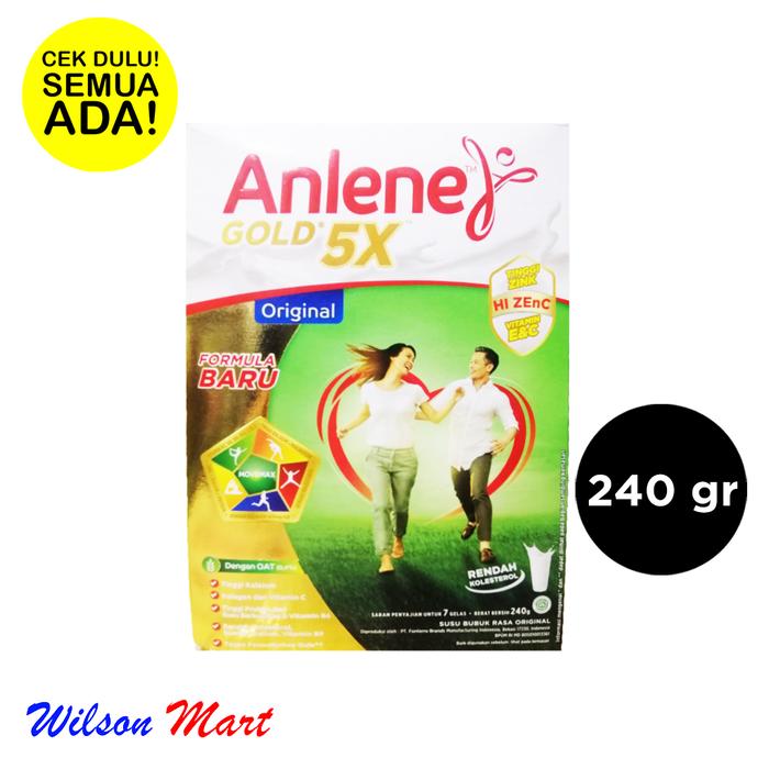 Gambar ANLENE GOLD ORIGINAL 240 GRAM dari Wilson Mart undefined Tokopedia