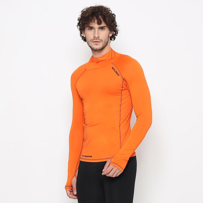 Gambar Baselayer Rashguard Waldos Throne Aqua Wetsuit Diving Swimming gear - Orange, XXL dari WLDS Waldos Indonesia undefined Tokopedia