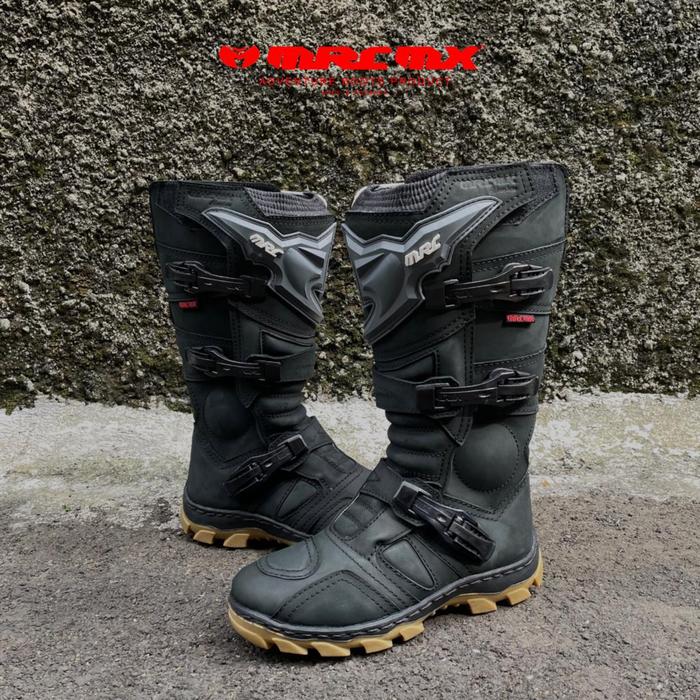 Gambar Sepatu Trail/Adventure MRC MX TECHNO 9 - Hitam, 43 dari MRC MX Adventure Official Bandung undefined Tokopedia