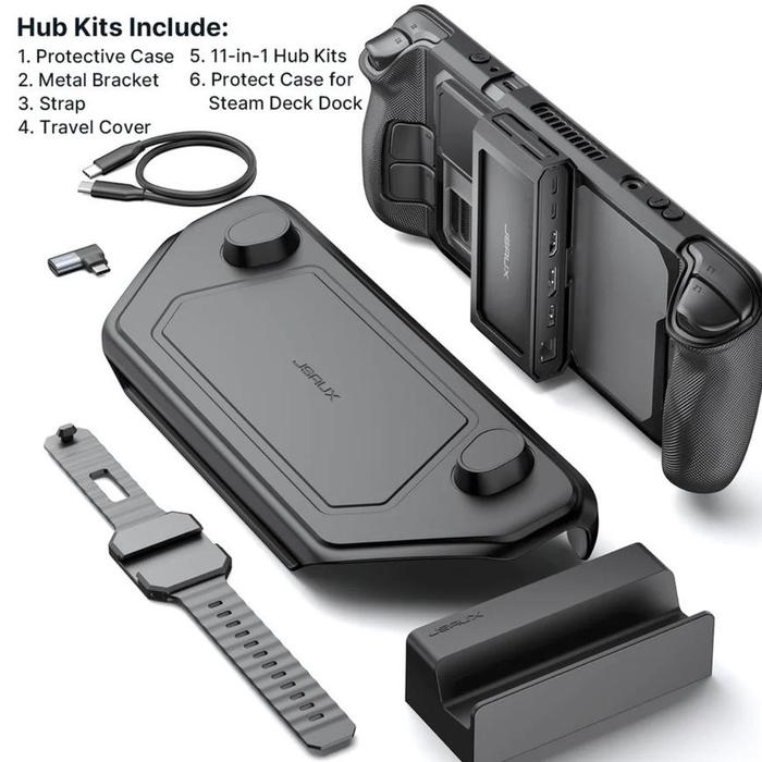 Gambar Jsaux Modcase For Steam Deck Casing Steam Deck Jsaux Modular Casing - Hub Kit dari MOLA MALL undefined Tokopedia