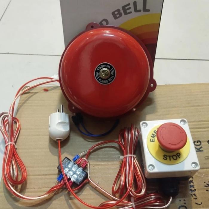 Gambar Sirene Emergency Alarm Kebakaran/Istirahat 6 INCH Bell Kantor/Pabrik - Non Lamp dari Berkah Sentosa Elektrick undefined Tokopedia