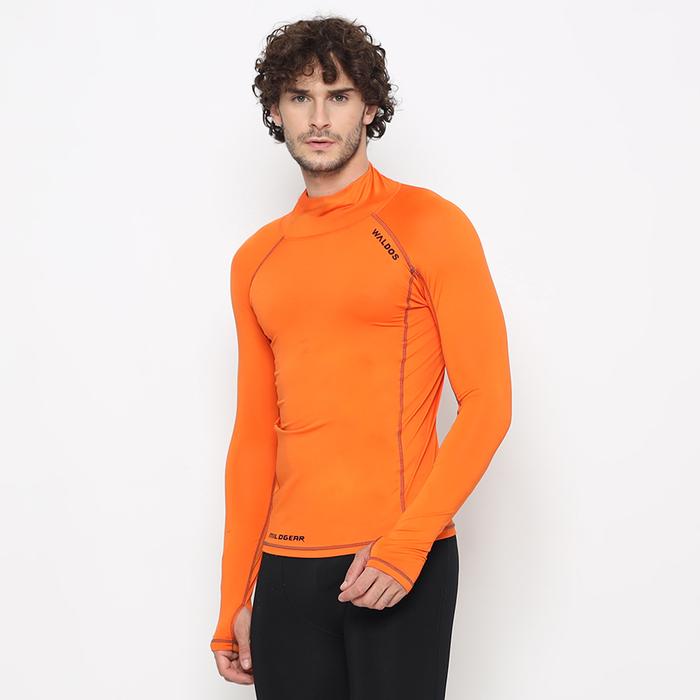 Gambar Baselayer Rashguard Waldos Throne Orange Wetsuit Diving Swimming gear - Orange, S dari WLDS Waldos Indonesia undefined Tokopedia