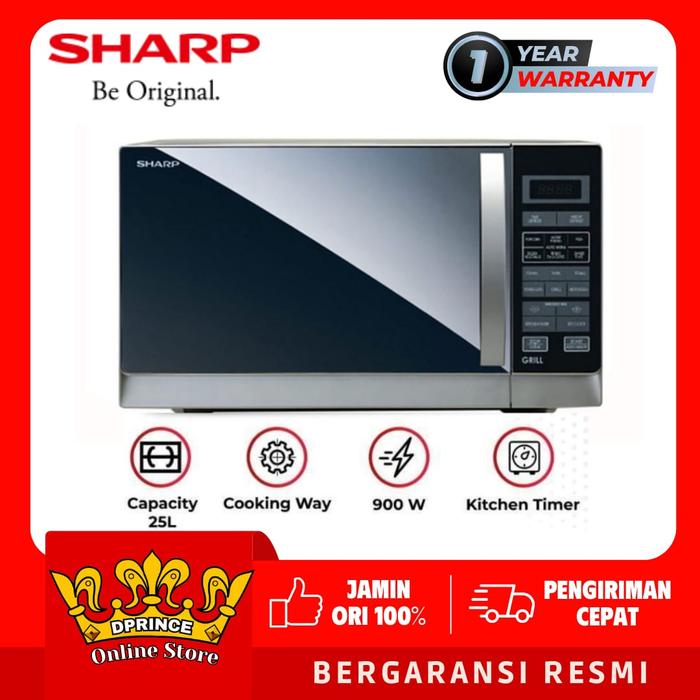 Sharp R728 Promo SHARP Microwave R-728 IN / SHARP R728 S/W/B - Hitam, NO BUBBLE ...