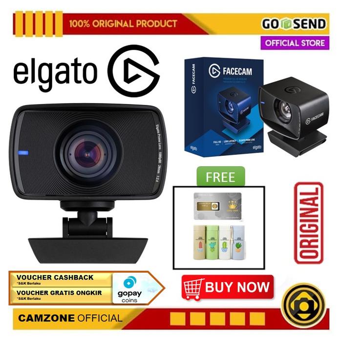 Promo Elgato Facecam Full HD 1080p60 Streaming Web Camera Cicil 0% 3x ...