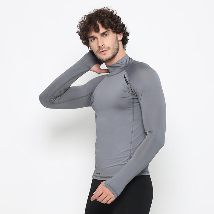 Gambar Baselayer Rashguard Waldos Throne Aqua Wetsuit Diving Swimming gear - Grey, M dari WLDS Waldos Indonesia undefined Tokopedia