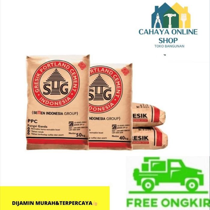 Gambar Semen Gresik 40kg (1 DO 200 sak) - Dengan Bongkar dari CP ONLINE STORE undefined Tokopedia