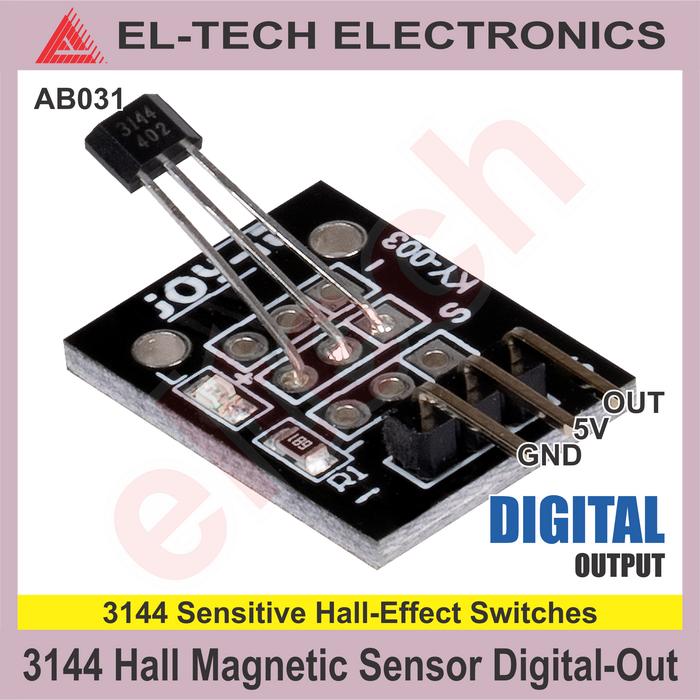 Gambar Hall Effect Magnetic Linear Analog Sensor - AB031 dari ELTECH online undefined Tokopedia