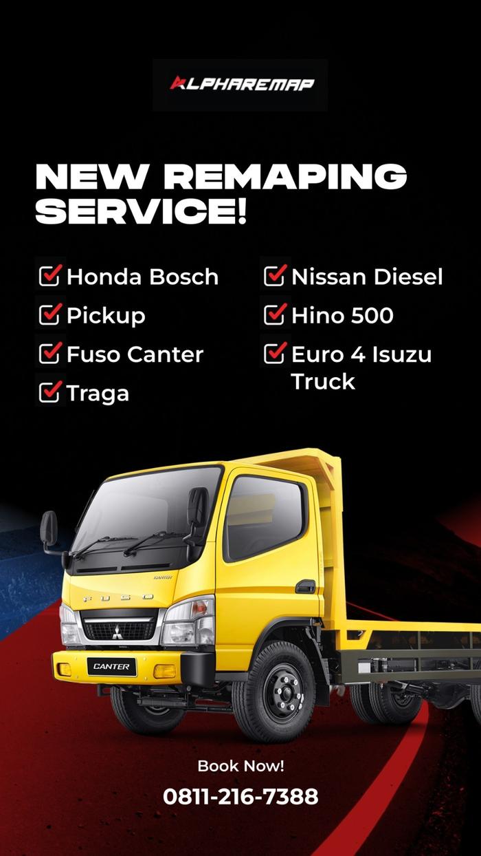 Gambar [AlphaRemap] Remap Ecu Truk / Truck (Fuso Canter, Traga, Hino, Isuzu) dari Alpharemap Official undefined Tokopedia