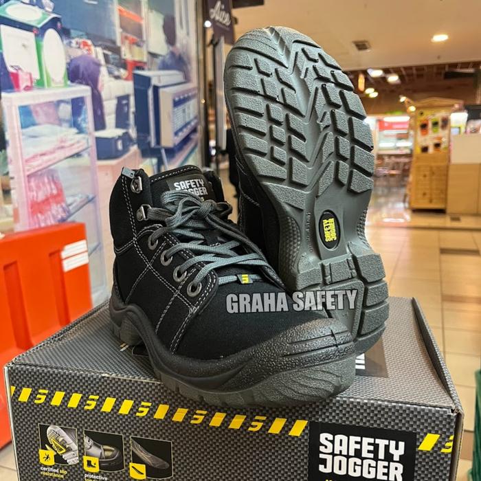 Gambar Safety Jogger Desert Cream S1P - Sepatu Safety Jogger Desert S1P - Hitam, 38 dari Graha Safety Jakarta undefined Tokopedia
