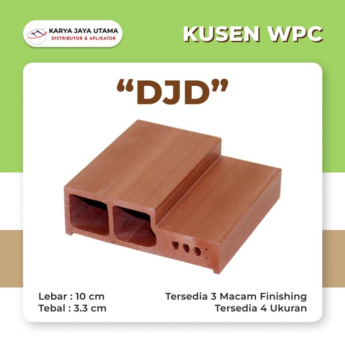 Gambar Kusen DJD | Kusen Pintu | Kusen WPC Duma - KUSEN DJD, 350cm dari Karya Jaya Utama undefined Tokopedia