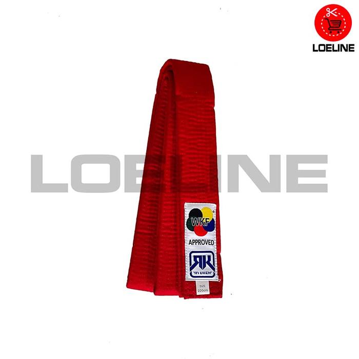Gambar Sabuk Karate RYUKEN Ban pinggang Beladiri Pencak Silat Taekwondo - Merah, 220 cm dari Loeline undefined Tokopedia