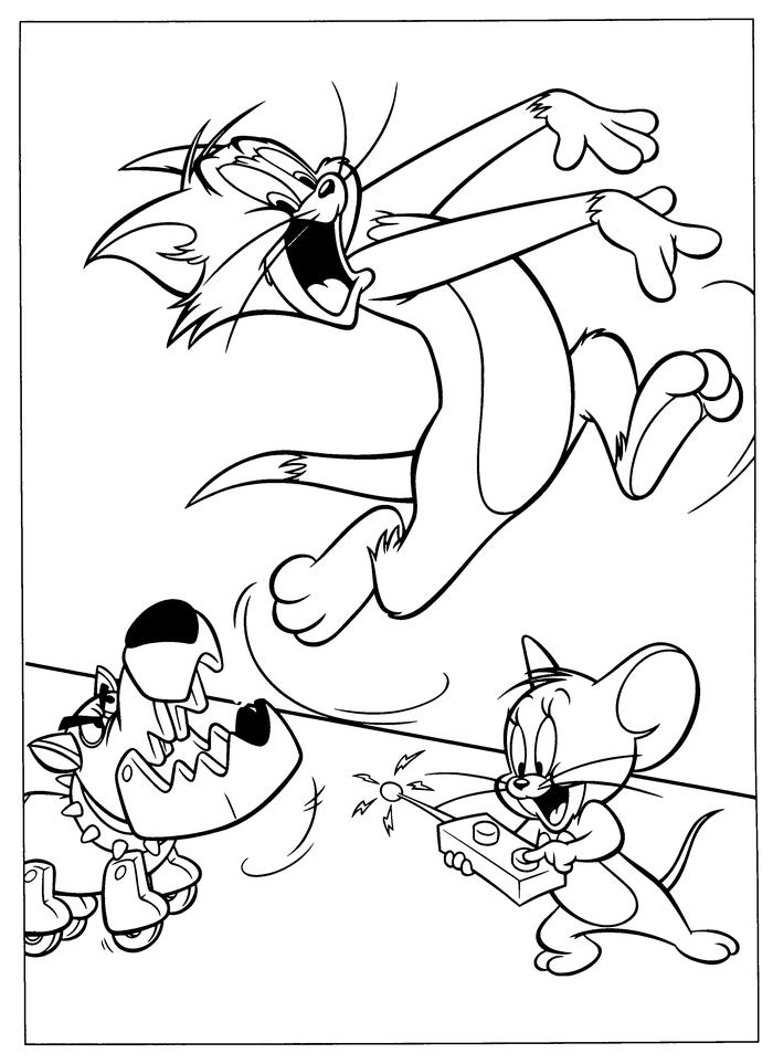 Gambar Gambar Sketsa Mewarnai / Tom & Jerry / Part 1 / Gambar Mewarnai A5 - TJ1 dari aimshop_collection undefined Tokopedia