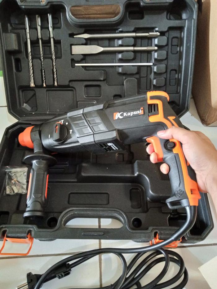 Gambar SMART MESIN BOBOK TEMBOK BETON BOR HAMMER ROTARY HAMMER - Orange dari Smart Teknik undefined Tokopedia