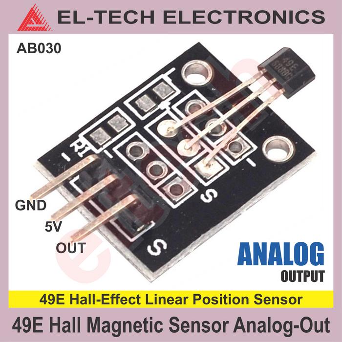 Gambar Hall Effect Magnetic Linear Analog Sensor - AB030 dari ELTECH online undefined Tokopedia