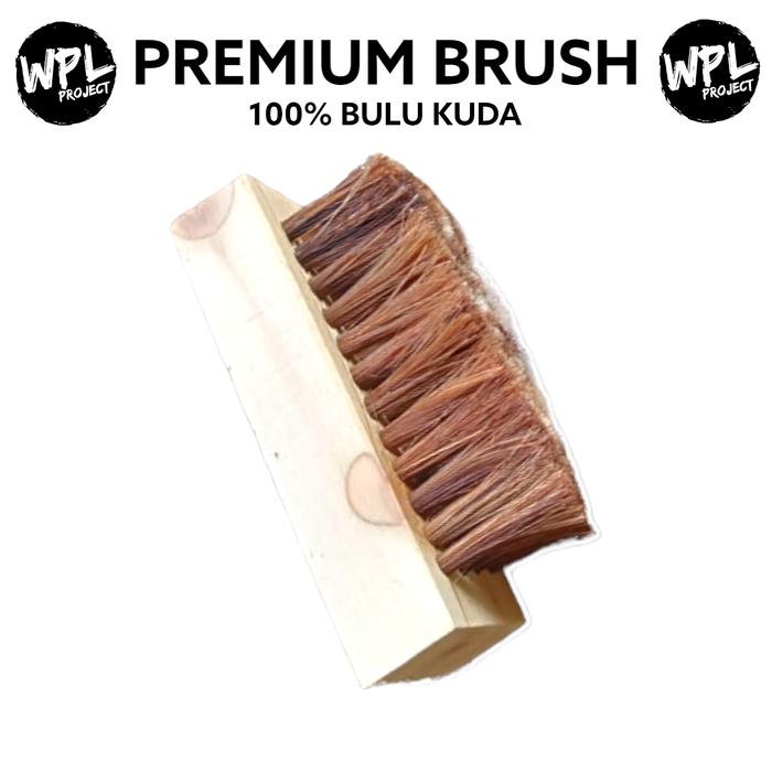 Gambar sikat sepatu bulu kuda/Premium Brush dari WPL PROJECT BRUSH BANDUNG undefined Tokopedia