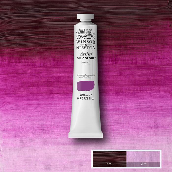 Gambar Cat Minyak Winsor & Newton Artists 200ml Series 2 Oil Color Paint - MAGENTA dari Artemedia_NEW undefined Tokopedia