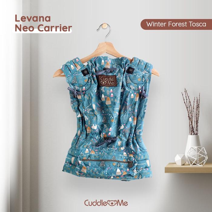 Gambar [NEW]Cuddle Me Levana Baby Carrier Gendongan Bayi SSC Newborn - tosca dari abrisam babyshop undefined Tokopedia